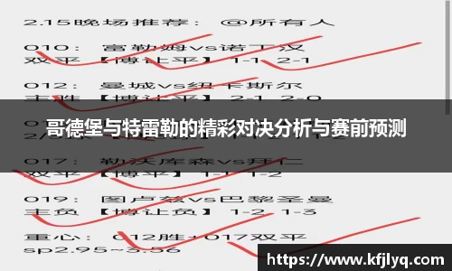 哥德堡与特雷勒的精彩对决分析与赛前预测